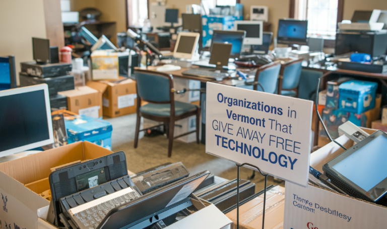 Organizations in Vermont That Give Away Free Technology