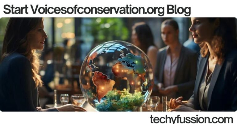 Start Voicesofconservation.org Blog