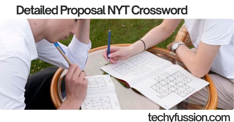 Detailed Proposal NYT Crossword